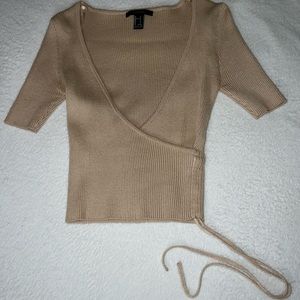 Crop top sweater.